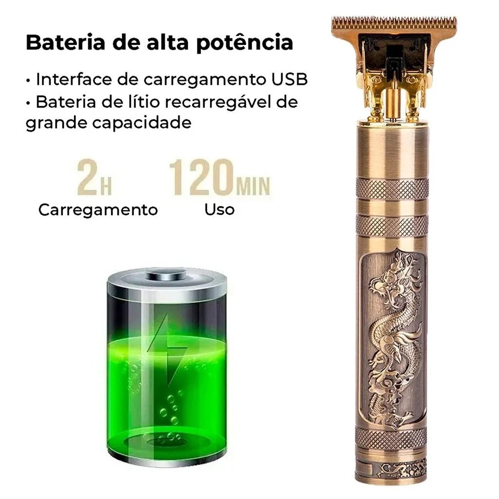 Maquina De Barbear Dragão Maquininha Profissional