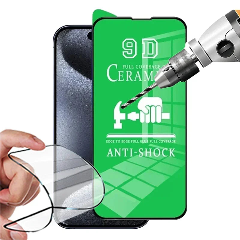 5Pcs HD Soft Ceramic Film For iPhone 15 11 12 13 14 Pro Max 8 16 Plus Screen Protector For IPhone 13 Mini XS MAX X XR Not Glass