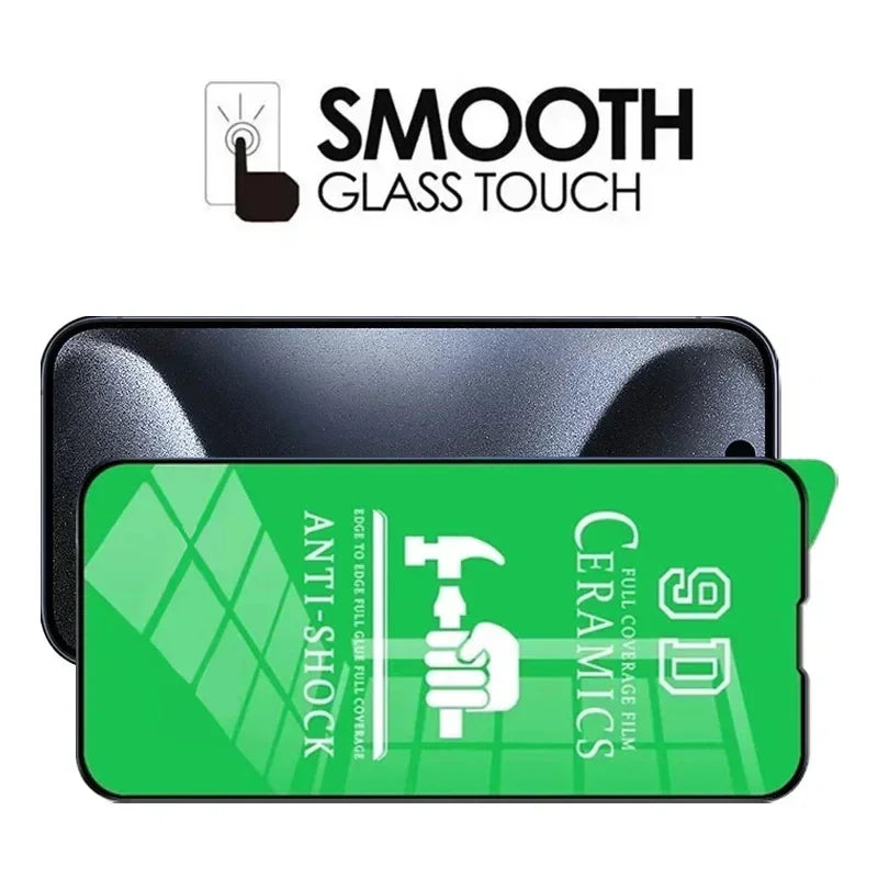 5Pcs HD Soft Ceramic Film For iPhone 15 11 12 13 14 Pro Max 8 16 Plus Screen Protector For IPhone 13 Mini XS MAX X XR Not Glass