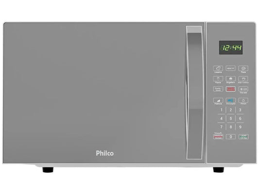 Microondas Espelhado Prata Philco 25L PMO28S - 220V