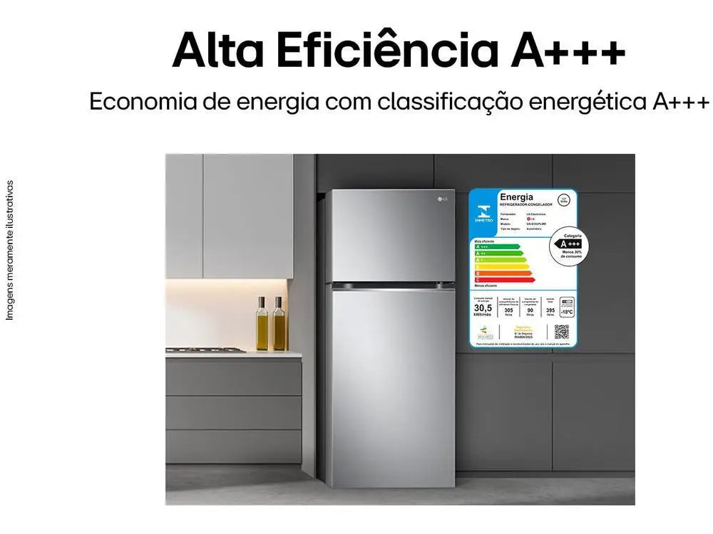 Geladeira/Refrigerador LG Frost Free 395L Duplex - 220V