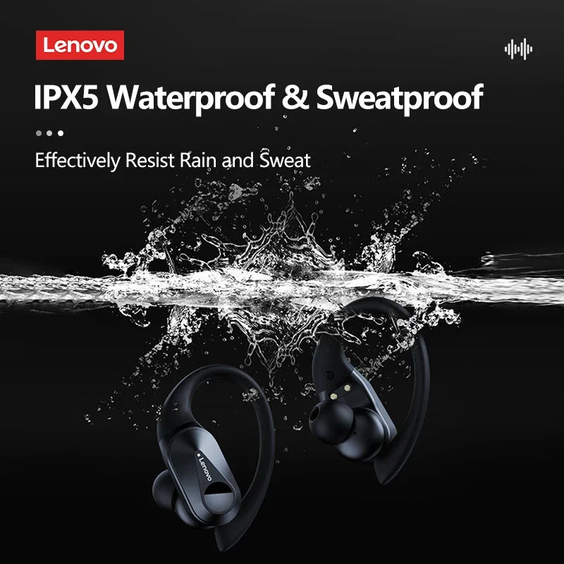 Original Lenovo LP75 TWS Bluetooth V5.3 Headphones Wireless LED Digital Display Earphones Noise Reduction Waterproof Headset New