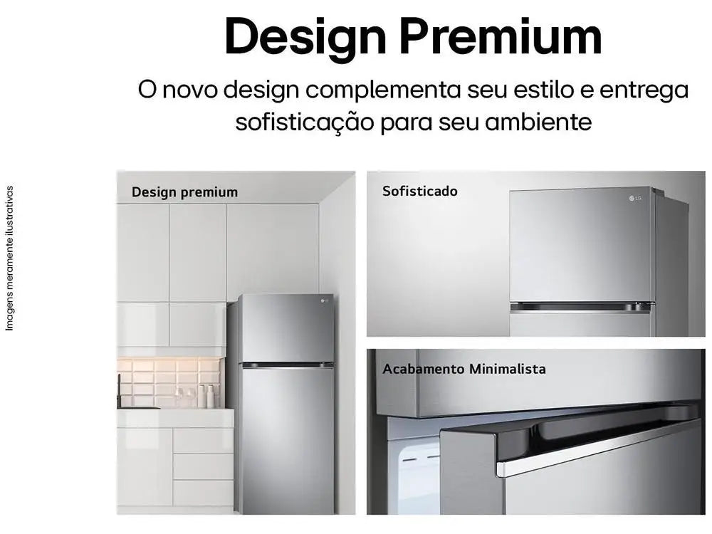 Geladeira/Refrigerador LG Frost Free 395L Duplex - 220V